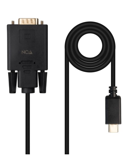 CABLE CONVERSOR USB-C A VGA USB-CM-VGAM 1.8 M 10.15.5202 NANOCABLE