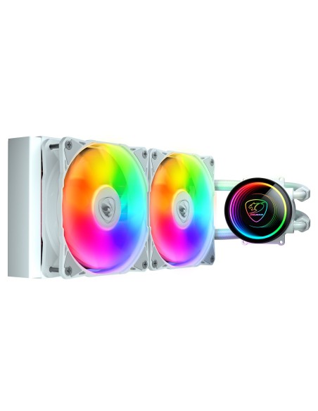 COUGAR Gaming Poseidon Elite ARGB 240 Procesador Kit de refrigeración lÍ­quida 12 cm Blanco