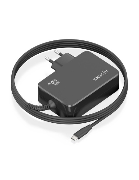 CARGADOR AISENS GAN 100W PD3.0 1XUSB-C 1.8M NEGRO