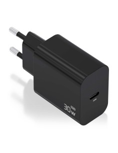 CARGADOR AISENS GAN 30W 1XUSB-C PD3.0 NEGRO
