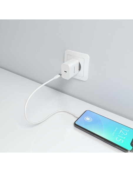 CARGADOR AISENS GAN 30W 1XUSB-C PD3.0 BLANCO