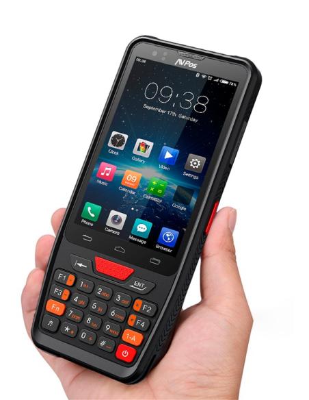 TPV PDA AVPOS DC45 4 OCTACORE 4GB 64GB WIFI BT NFC 4G 2D 3500MAH AVP-DC45