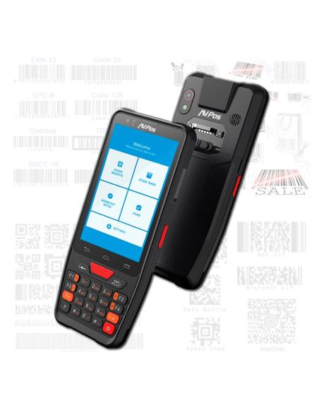 TPV PDA AVPOS DC45 4 OCTACORE 4GB 64GB WIFI BT NFC 4G 2D 3500MAH AVP-DC45