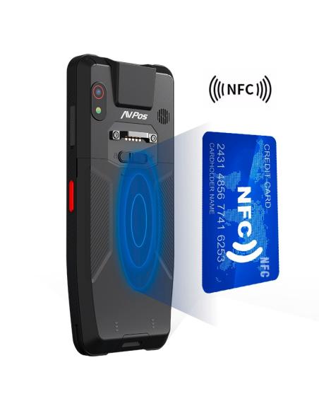 TPV PDA AVPOS DC45 4 OCTACORE 4GB 64GB WIFI BT NFC 4G 2D 3500MAH AVP-DC45