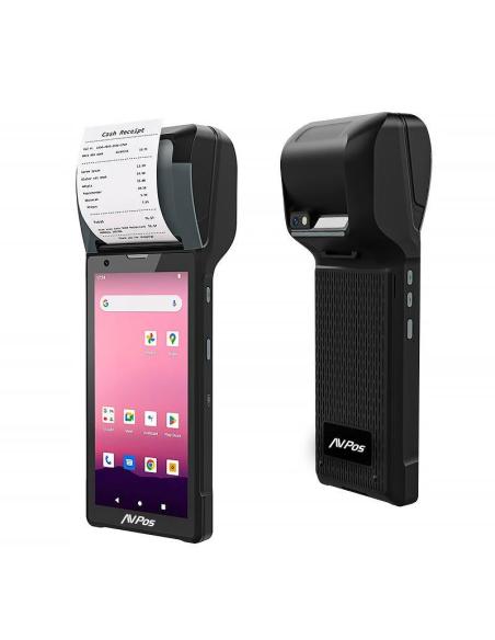 TPV PDA AVPOS TC600 6 OCTA 4GB 128GB WIFI BT NFC 4G 2D PRINTER 2800MAH AVP-TC600