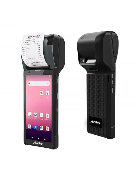 TPV PDA AVPOS TC600 6 OCTA 4GB 128GB WIFI BT NFC 4G 2D PRINTER 2800MAH AVP-TC600