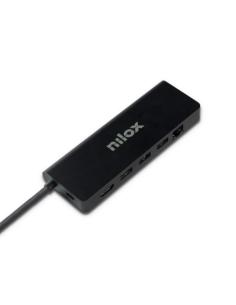 Nilox Docking Station UsbC 8 EN 1 Dual 4K 1000Mbps
