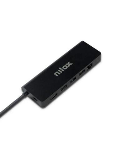 Nilox Docking Station UsbC 8 EN 1 Dual 4K 1000Mbps