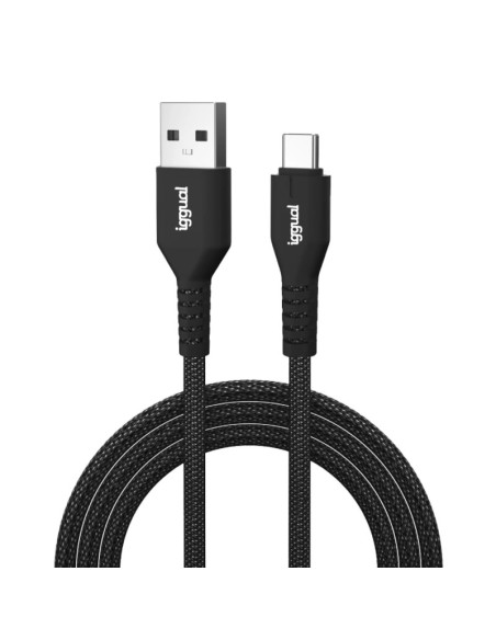 iggual Cable USB-A a tipo C 3A 100 cm trenzado