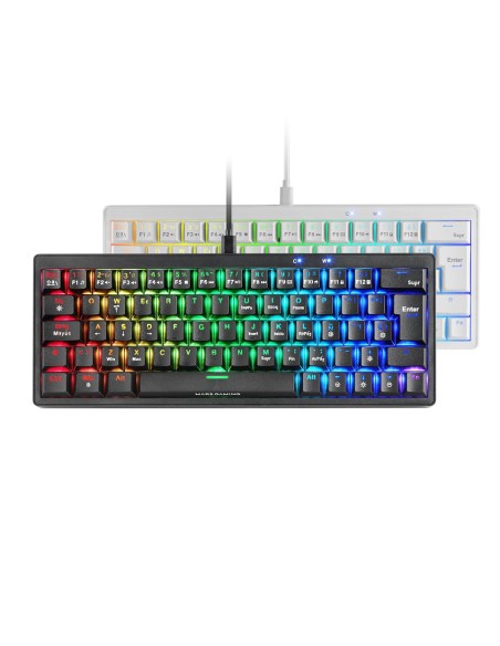 MARS GAMING TECLADO MECÁNICO RGB COMPACTO 60%