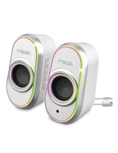 Spirit of Gamer Altavoz 2.0 FANATIC 500 RGB White