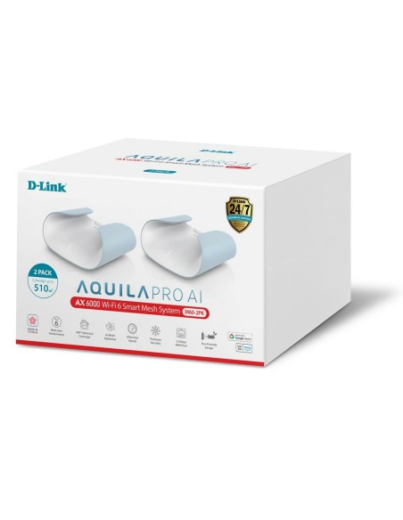 D-Link M60-2 Router Mesh AI WiFi6 AX6000 2-pk