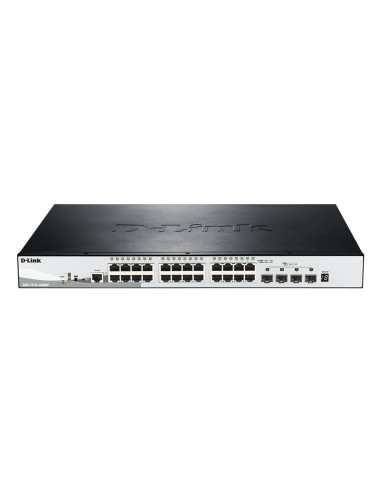 SWITCH D-LINK 28P DGS-1510-28XMPE 24P 101001000 4X10 GIGABIT SFP POE RACK