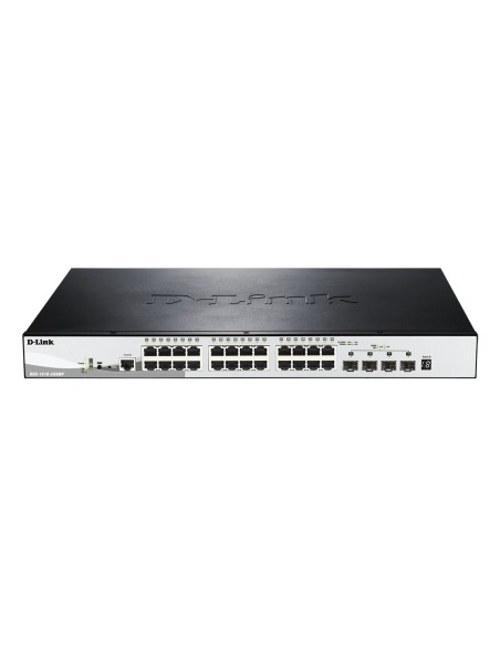 SWITCH D-LINK 28P DGS-1510-28XMPE 24P 101001000 4X10 GIGABIT SFP POE RACK