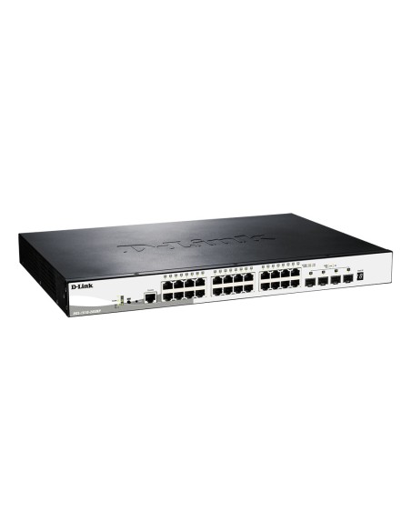 SWITCH D-LINK 28P DGS-1510-28XMPE 24P 101001000 4X10 GIGABIT SFP POE RACK