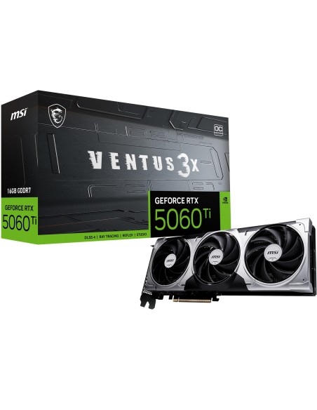 TARJETA GRAFICA MSI RTX 5060 TI 16G VENTUS 3X OC
