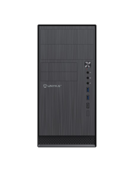 CAJA MICRO-ATX UNYKA AERO C12 BLACK SIN FUENTE UK52110V2