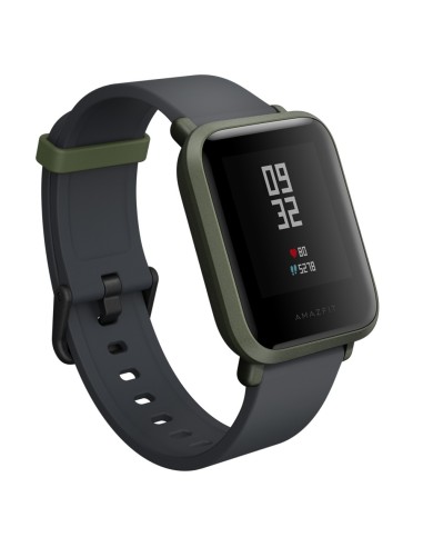 Amazfit Bip reloj inteligente Negro, Verde LED 3,25 cm (1.28") GPS (satélite)