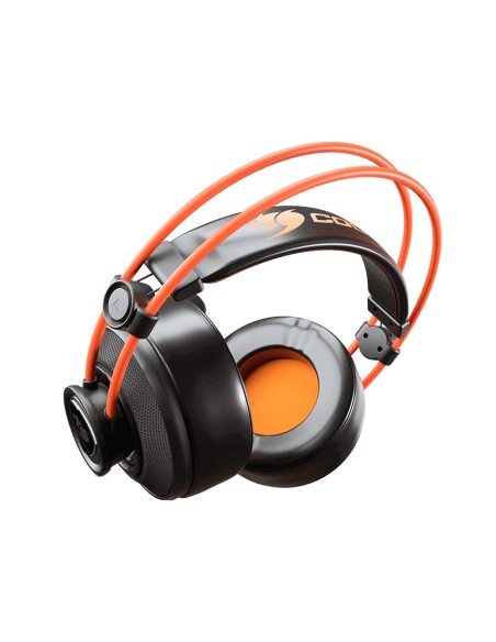 COUGAR Gaming Immersa TI Auriculares Diadema Conector de 3,5 mm Negro, Naranja