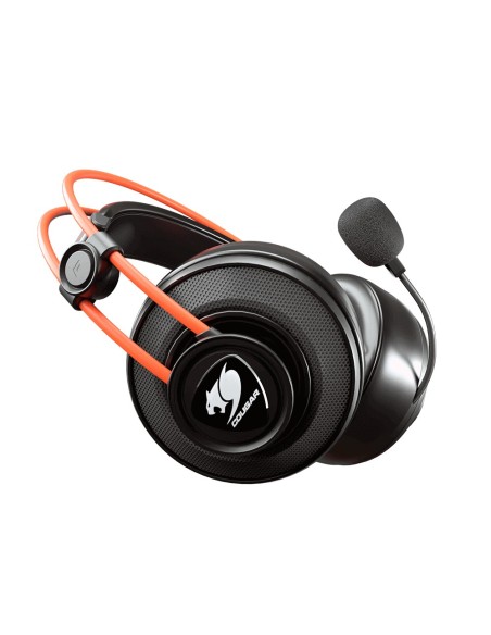 COUGAR Gaming Immersa TI Auriculares Diadema Conector de 3,5 mm Negro, Naranja