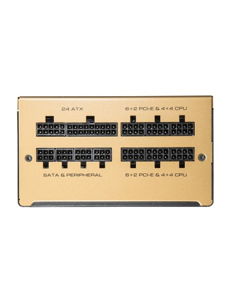 COUGAR Gaming GX-F AURUM 550 unidad de fuente de alimentación 550 W 20+4 pin ATX ATX Negro, Oro