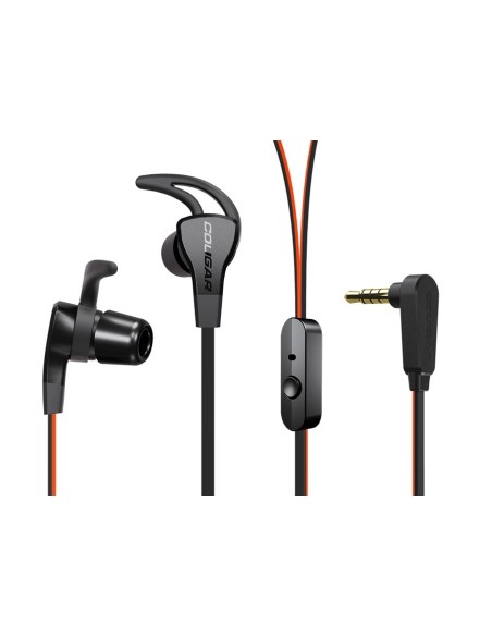 COUGAR Gaming Havoc Auriculares gancho de oreja Conector de 3,5 mm Negro, Rojo