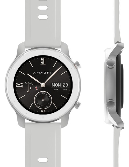 Amazfit GTR 42 3,05 cm (1.2") 42 mm AMOLED Negro, Blanco GPS (satélite)