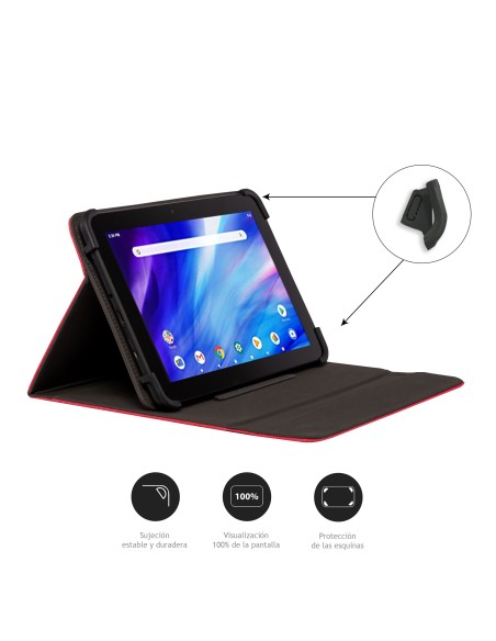 Nilox FUNDA UNIVERSAL TABLET 10.1" ROJA