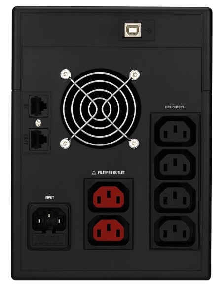 Nilox Premium Line Interactive Sinewave 3.000 Línea interactiva 3000 VA 2100 W 4 salidas AC