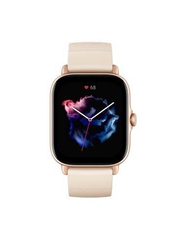 Amazfit GTS 3 4,45 cm (1.75") 42 mm AMOLED Marfil GPS (satélite)
