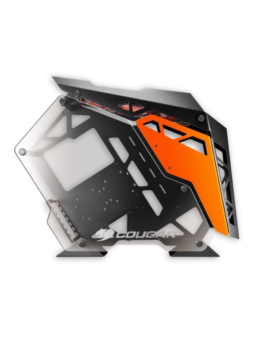 COUGAR Gaming Conquer Midi Tower Negro, Naranja