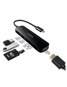 DOCK NILOX USB-C HDMI 2XUSB30 + SD TF