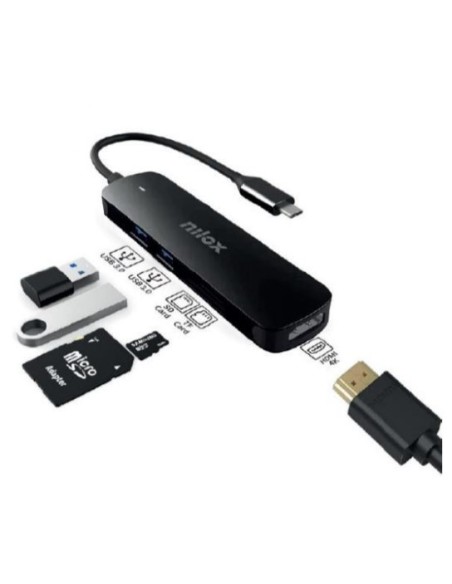 DOCK NILOX USB-C HDMI 2XUSB30 + SD TF