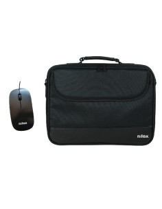 MALETIN NILOX DURO + RATON 15,6" NEGRO