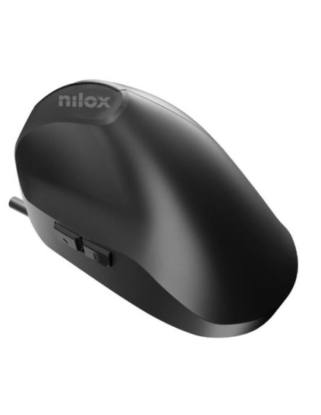 Nilox Ratón Vertical 3600 DPI, 6 botones, negro