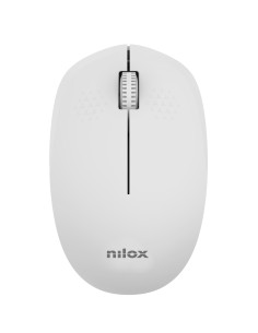 Nilox Ratón Wireless, 1000 DPI, 3 botones, Gris