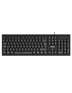 TECLADO CON CABLE, NEGRO, ESPAÑOL
