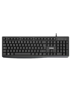 TECLADO CON CABLE, NEGRO, ESPAÑOL