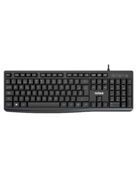 TECLADO CON CABLE, NEGRO, ESPAÑOL