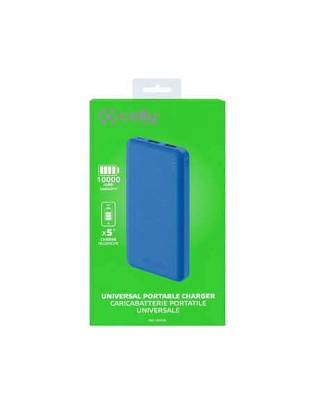 POWERBANK 10A 2USB 2,1A AZUL