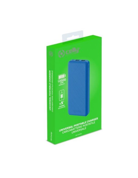 POWERBANK 10A 2USB 2,1A AZUL