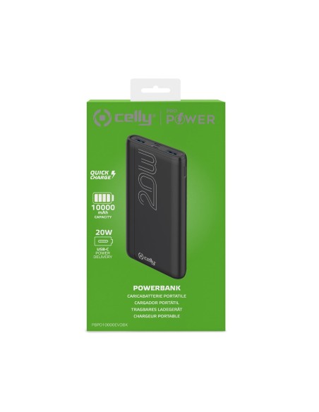 POWER BANK 10A PD 22W NEGRO