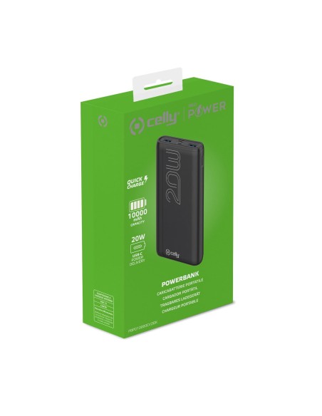 POWER BANK 10A PD 22W NEGRO