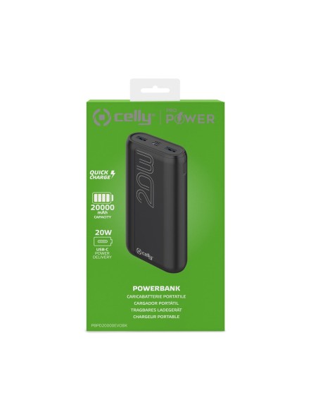 POWER BANK 20A PD 22W NEGRO