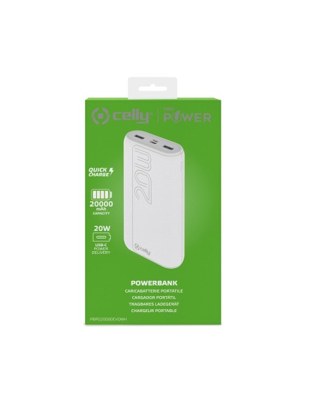 POWER BANK 20A PD 22W BLANCO