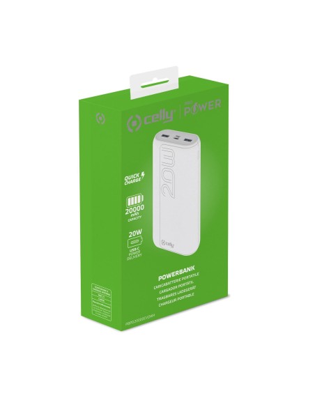 POWER BANK 20A PD 22W BLANCO