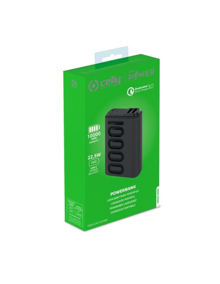 POWERBANK PD 22W 10A NEGRA
