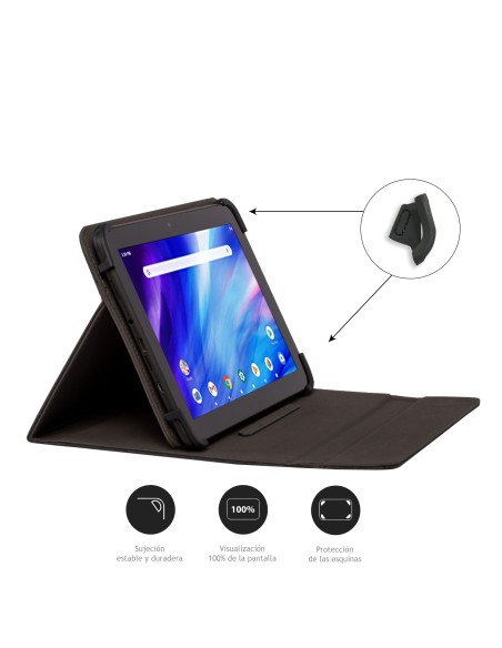NILOX Funda universal tablet 9.7 a 10.5" negro