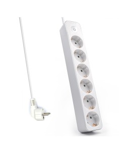 Welly Regleta 6 salidas schuko 16a con interruptor