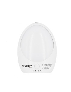 Esterilizador de ozono welly enojy multifuncional portatil con luz nocturna 1000mah blanco WY20000